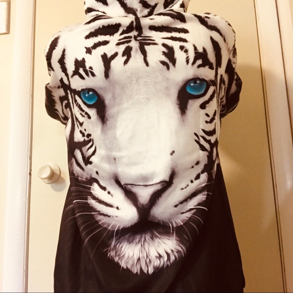 White Tiger Hoodie (Unisex) - Picture 3 of 3